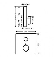 TERMOSTATICA DUCHA SHOWER SELECT HANSGROHE